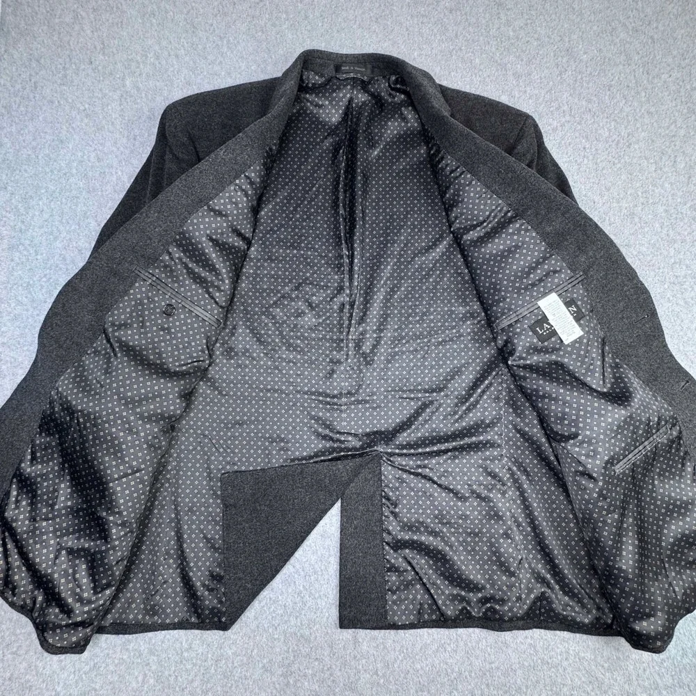 Ralph Lauren LRL Black Label Luxury‎ Silk Wool Cashmere Grey Sport Coat Size 48R